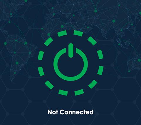 RocketVPN connect step 1, tap on button to connect to VPN